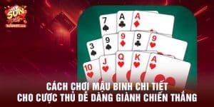 Luật chơi game đánh bài mậu binh dành cho newbie